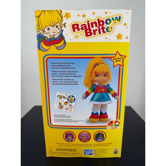NEW Rainbow Brite 40th Anniversary 12” Plush Doll by Yipper! Toys - Picture 2 of 8